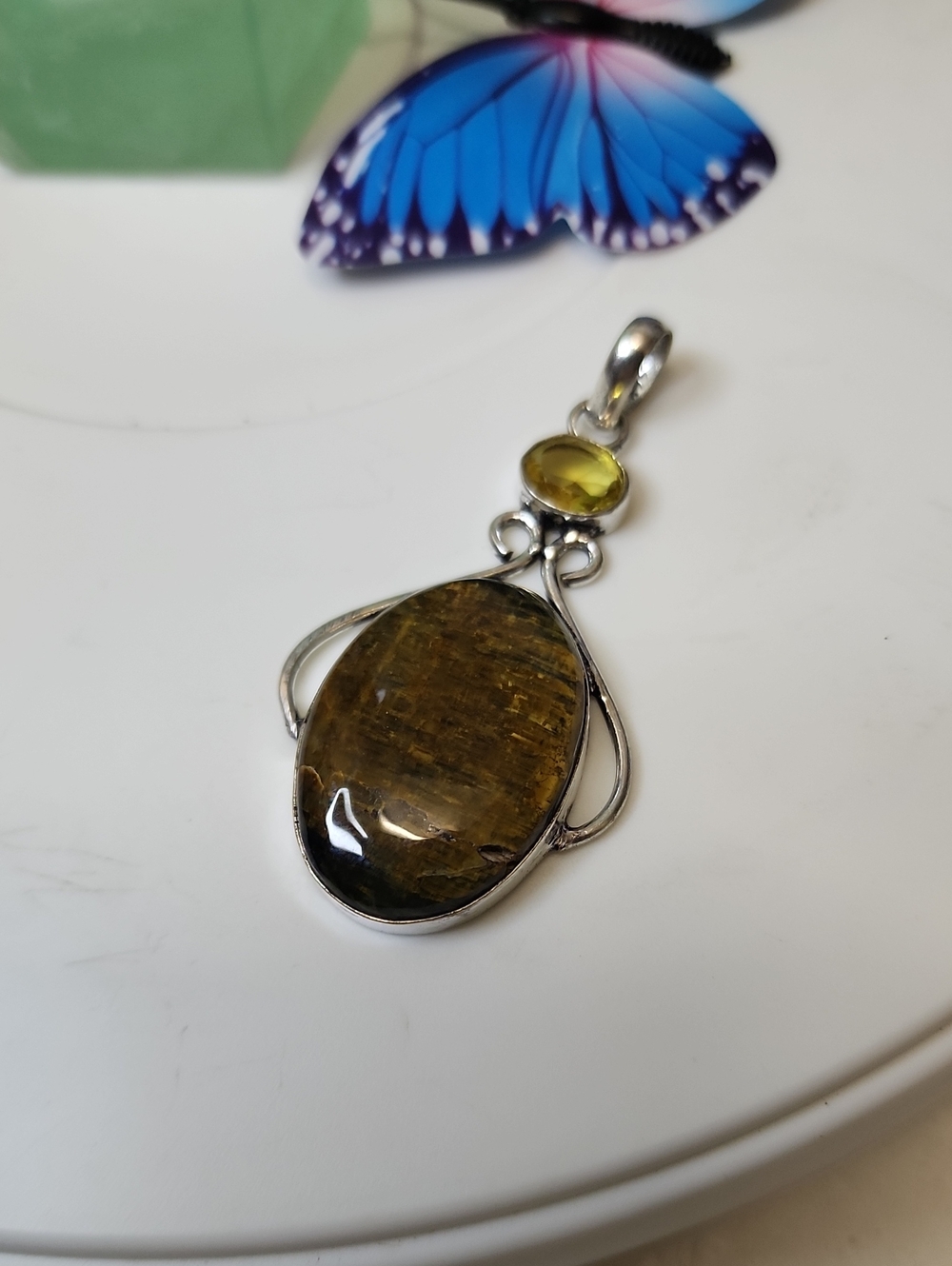 Pietrsite Drop Necklace Pendant